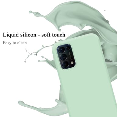 Oppo FIND X3 LITE silikondeksel case (grønn)