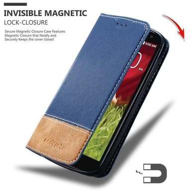 LG G2 MINI Deksel Case Cover (blå)