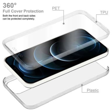 iPhone 12 / 12 PRO Deksel 360 Case Cover