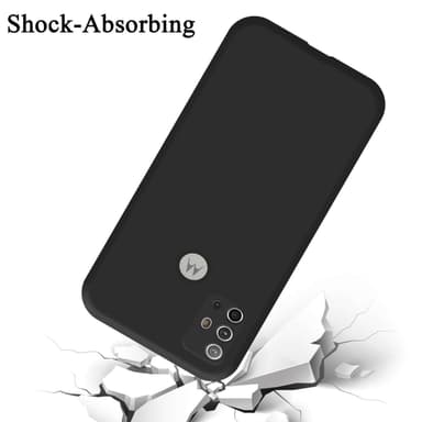 Motorola MOTO G10 / G30 silikondeksel case (Svart)