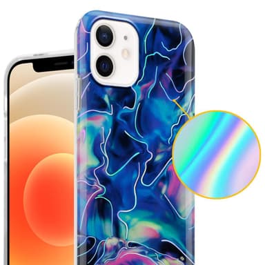 iPhone 12 / 12 PRO lommebokdeksel etui (blå)