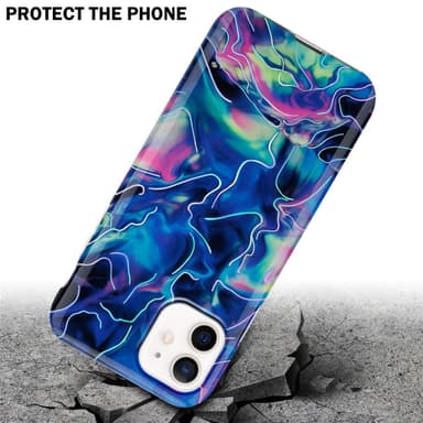 iPhone 12 / 12 PRO lommebokdeksel etui (blå)