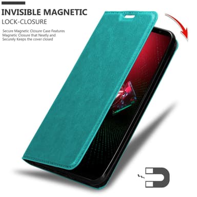 Asus ROG Phone 5 lommebokdeksel case (turkis)