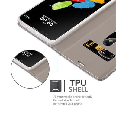 LG STYLUS 2 lommebokdeksel etui (grå)
