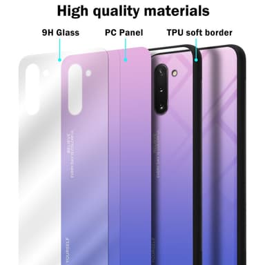 Deksel Samsung Galaxy NOTE 10 Case Cover (svart)