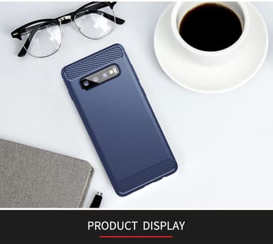 Deksel Samsung Galaxy S10 4G ultra slim (blå)