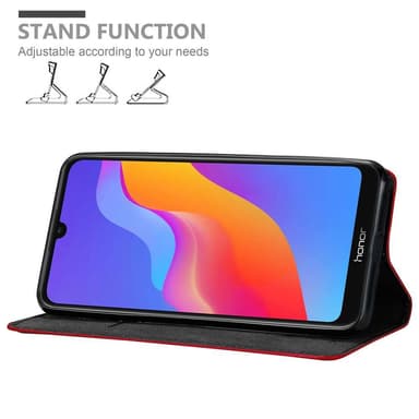 Honor 8A lommebokdeksel case (rød)