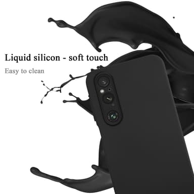 Sony Xperia 1 V silikondeksel case (svart)