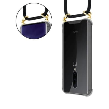 OnePlus 7 PRO Deksel med Halskjede (svart)