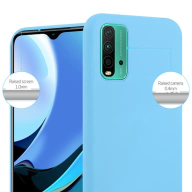 Deksel Xiaomi RedMi 9T / POCO M3 Silikon cover (blå)