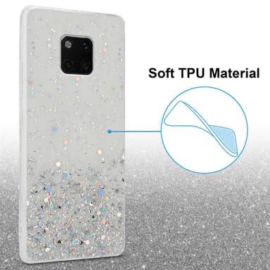 Huawei MATE 20 PRO Silikondeksel Glitter