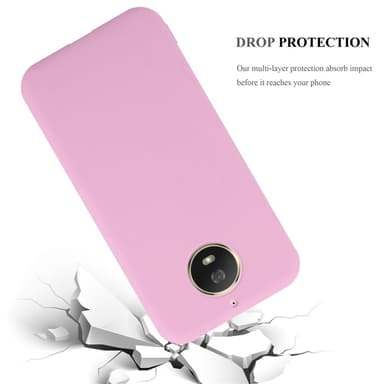 Deksel Motorola MOTO G5S Silikon cover (rosa)