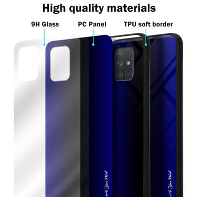 Samsung Galaxy A71 4G Deksel Case Cover (lilla)