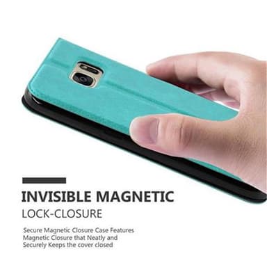 Samsung Galaxy S7 lommebokdeksel cover (turkis)