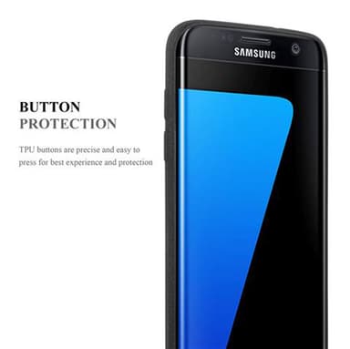 Deksel Samsung Galaxy S7 EDGE case (svart)