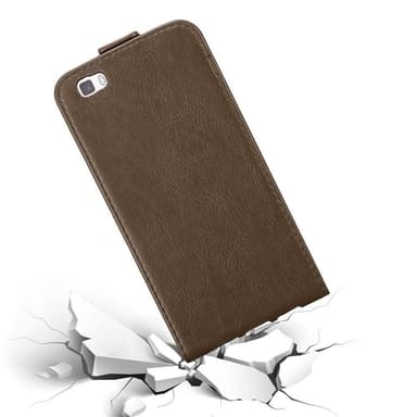 Huawei P8 LITE 2015 deksel flip cover (brun)