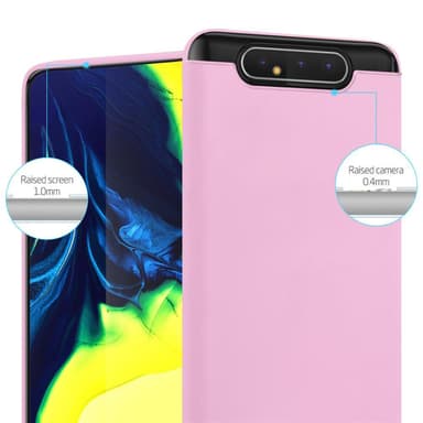 Deksel Samsung Galaxy A80 / A90 4G Silikon cover (rosa)