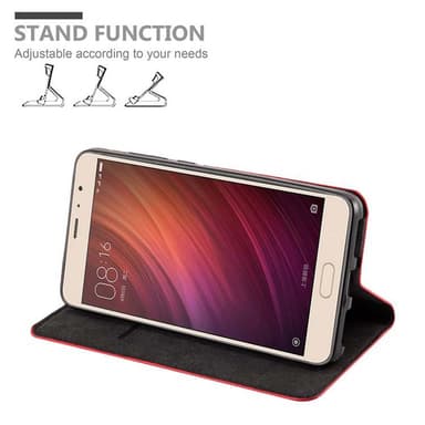 Xiaomi RedMi PRO lommebokdeksel case (rød)