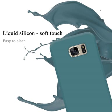 Samsung Galaxy S7 silikondeksel case (grønn)