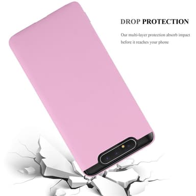 Deksel Samsung Galaxy A80 / A90 4G Silikon cover (rosa)