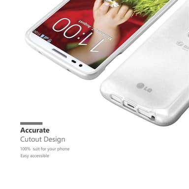 LG G2 MINI silikondeksel cover (sølv)