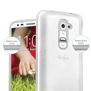 LG G2 MINI silikondeksel cover (sølv)
