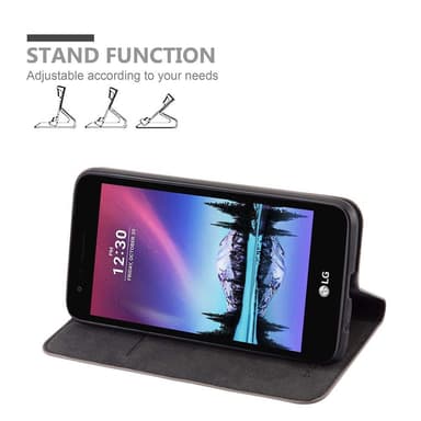 LG K4 2017 lommebokdeksel case (brun)