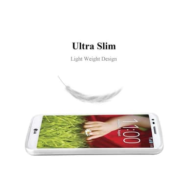 LG G2 MINI silikondeksel cover (sølv)