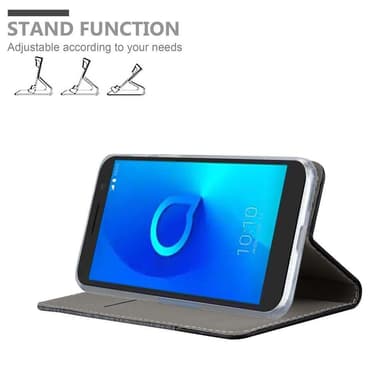 Alcatel 3 2018 lommebokdeksel etui (grå)