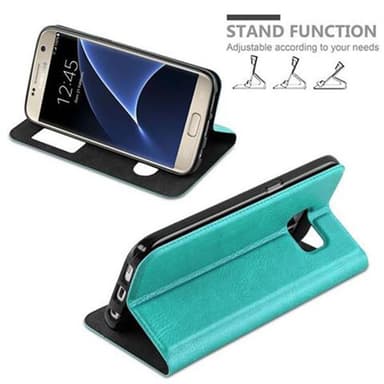 Samsung Galaxy S7 lommebokdeksel cover (turkis)