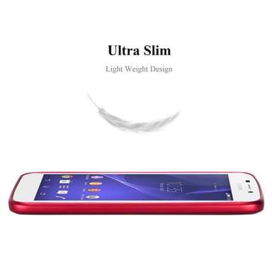 Deksel Sony Xperia M2 / M2 AQUA Case Cover (rød)