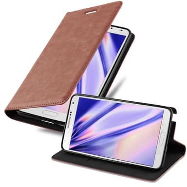 Samsung Galaxy NOTE 3 lommebokdeksel case (brun)