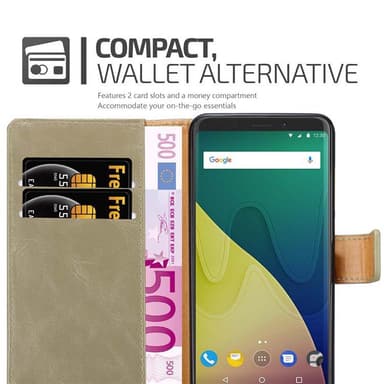 WIKO VIEW XL lommebokdeksel etui (brun)
