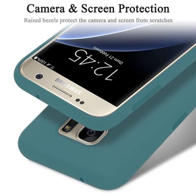 Samsung Galaxy S7 silikondeksel case (grønn)