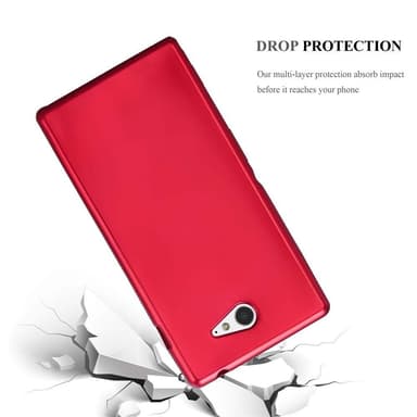 Deksel Sony Xperia M2 / M2 AQUA Case Cover (rød)