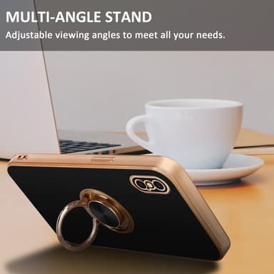 iPhone XS MAX silikondeksel case (svart)