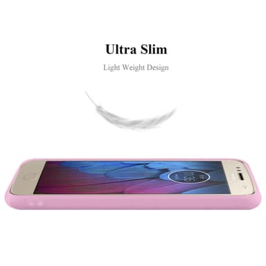Deksel Motorola MOTO G5S Silikon cover (rosa)