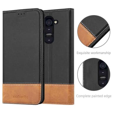 LG G2 Deksel Case Cover (svart)