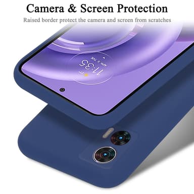 Motorola EDGE 30 NEO silikondeksel case (blå)