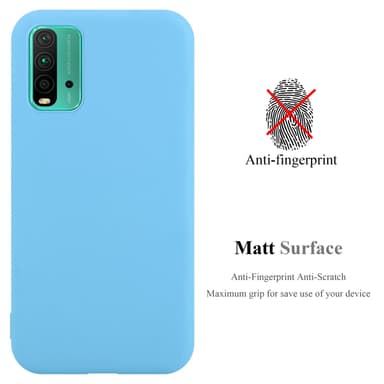 Deksel Xiaomi RedMi 9T / POCO M3 Silikon cover (blå)