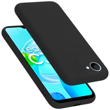 Realme C30 / Narzo 50i PRIME silikondeksel case (svart)