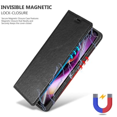 Motorola MOTO G 5G 2022 lommebokdeksel case (svart)