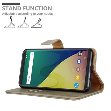 WIKO VIEW XL lommebokdeksel etui (brun)