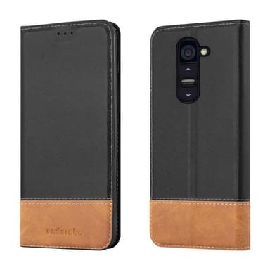 LG G2 Deksel Case Cover (svart)