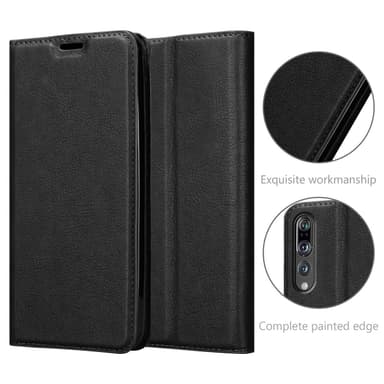 Huawei P20 PRO / P20 PLUS lommebokdeksel case (svart)