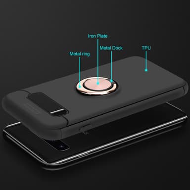 Samsung Galaxy S10 4G silikondeksel cover (svart)