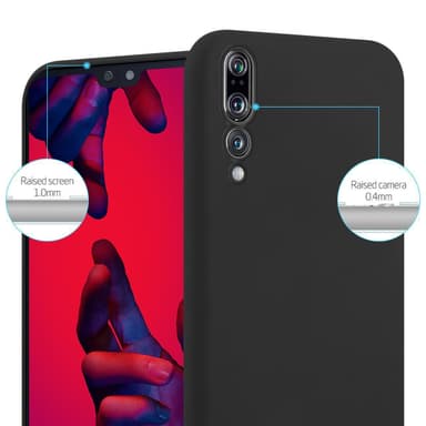 Deksel Huawei P20 PRO / P20 PLUS Silikon cover (svart)