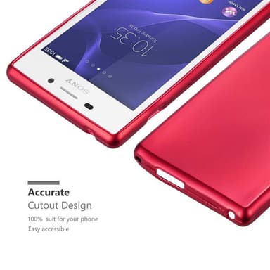 Deksel Sony Xperia M2 / M2 AQUA Case Cover (rød)