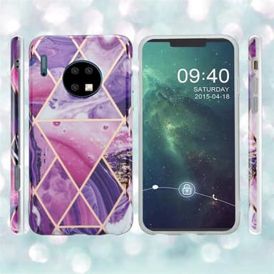Huawei MATE 30 lommebokdeksel etui (lilla)