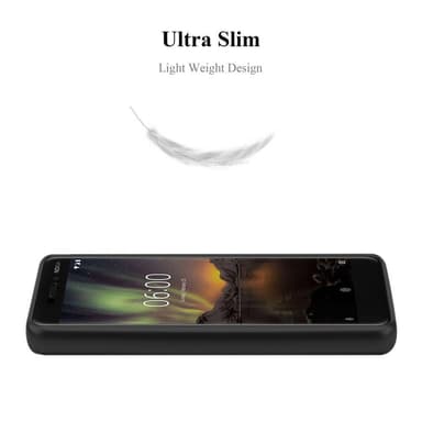 Deksel Nokia 6.1 Case Cover (svart)